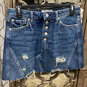We The Free Denim Skirt. Brand New. Never worn
